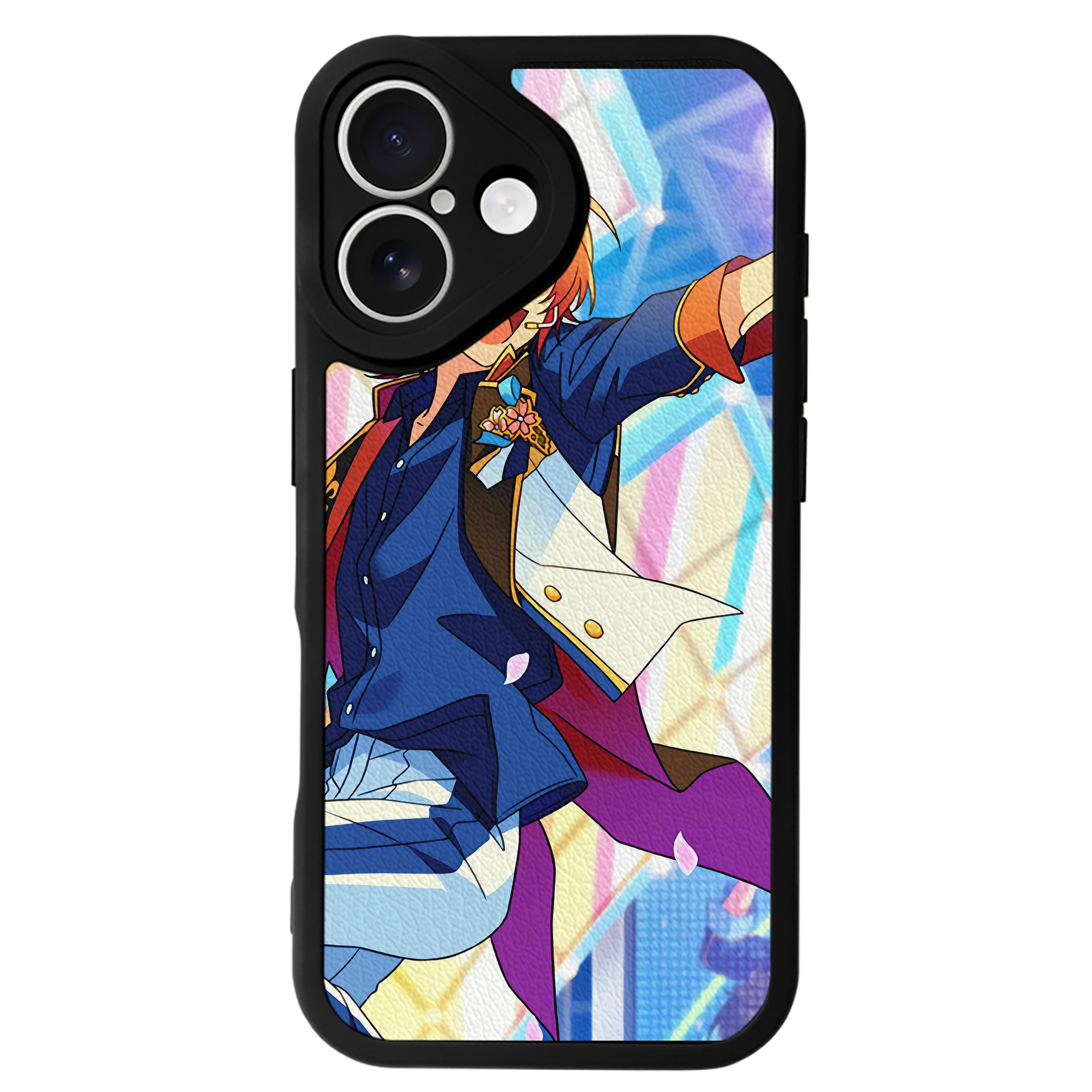 （画像用） あんさんぶるスターズ! Ensemble Stars 【iPhone 16シリーズ対応】シリコンスマホケース（レザー調） 材質：シリコン
